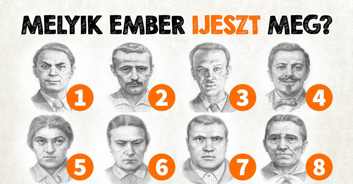 Szondi-teszt: nézz szembe az arcokkal, és válaszd ki közülük, hogy melyik taszít leginkább