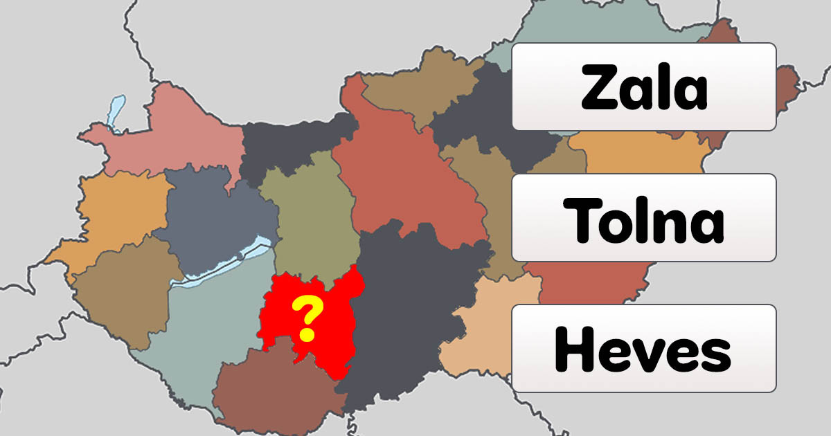 Magyarországnak 19 megyéje van, és meg lennénk lepve, ha mindet hiba nélkül felismernéd