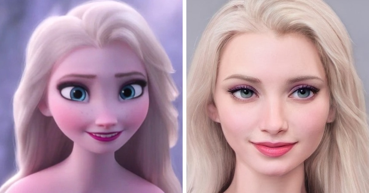 Egy művész elképzelte, hogyan néznének ki a Disney-karakterek, ha valódi emberek lennének