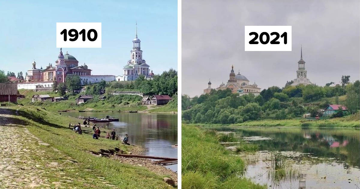 12 fotó városokról tíz vagy akár száz év különbséggel