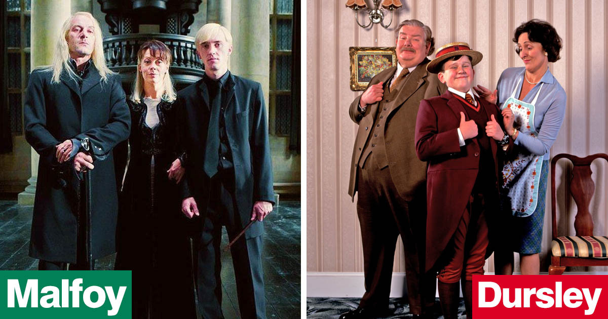 Melyik családba tartoznál, ha hirtelen a Harry Potter világban találnád magad?