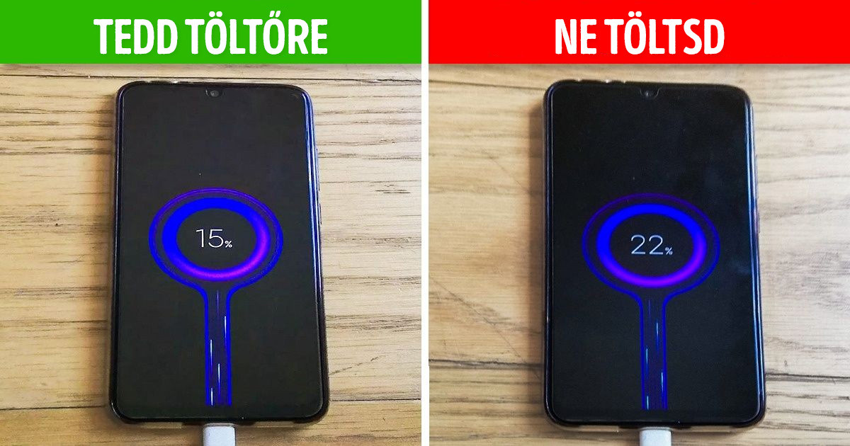 10 telefontöltési hiba, amiről most azonnal le kellene szoknod