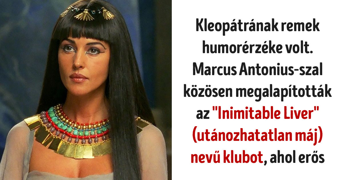 20+ izgalmas tény Kleopátráról, amit nem tanítottak meg nekünk az iskolában