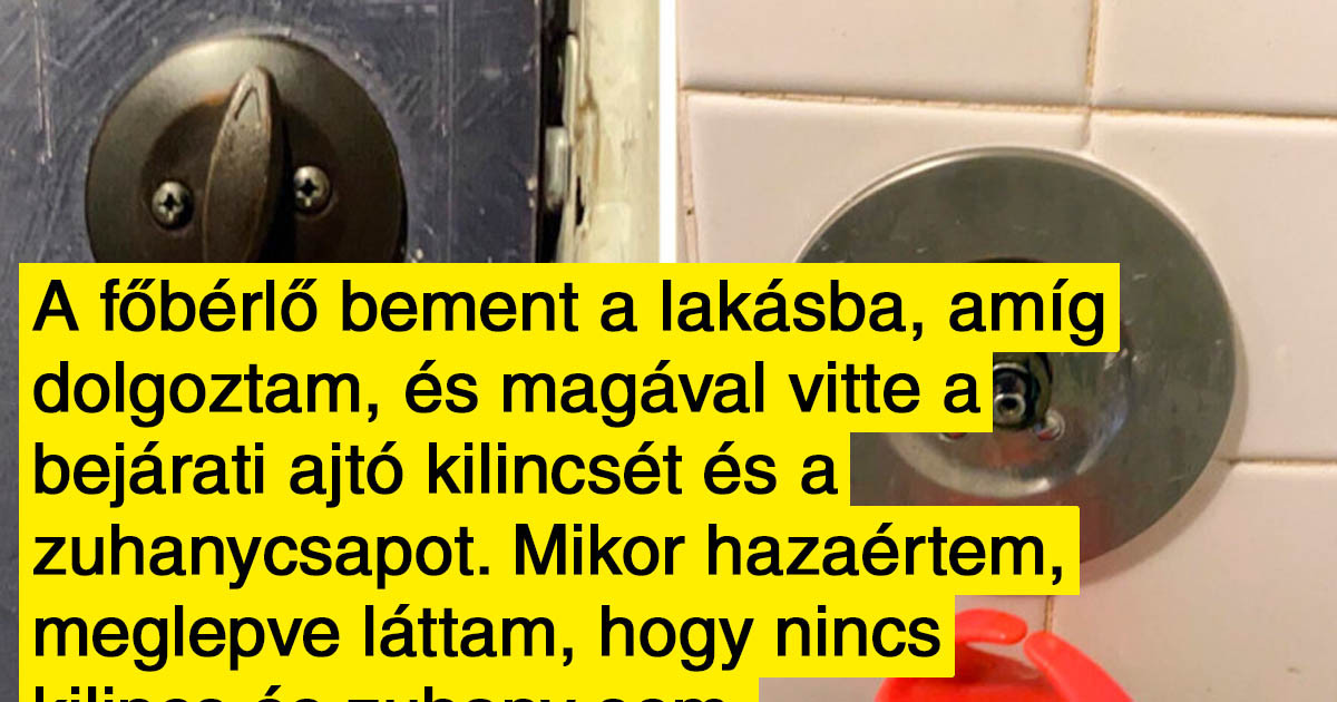 16 ember, aki lakást bérelt és azóta ismeri a világ minden fájdalmát