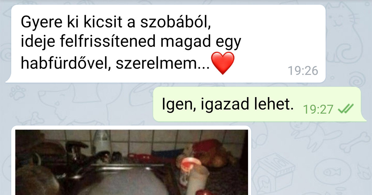 18 üzenet, ami bizonyítja, hogy egy házasságban sosem lehet unatkozni
