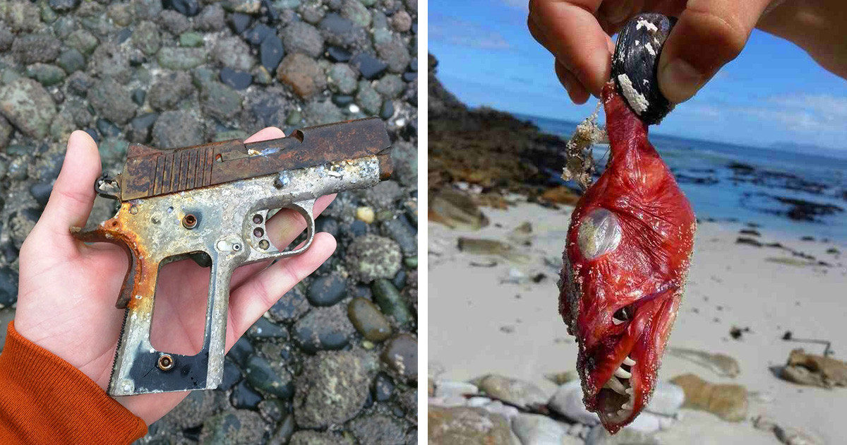 21 furcsa dolog, amire a vízparton sétálva bukkantak az emberek