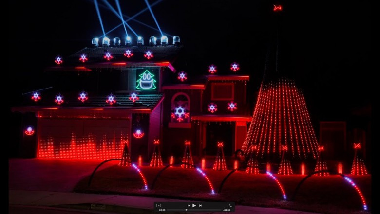 Ez történik, ha kombinálják a 2020-as Blinding Lights slágert egy családi ház karácsonyi dekorációjával