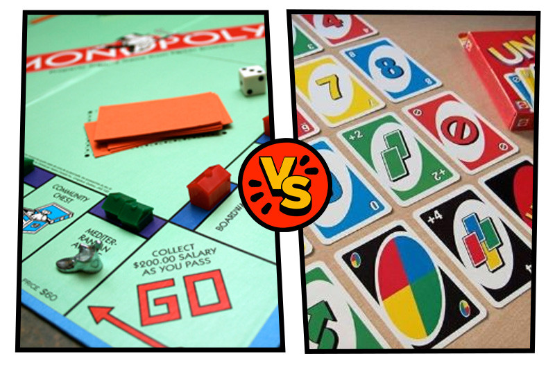 Melyik a jobb játék: Monopoly vagy UNO?