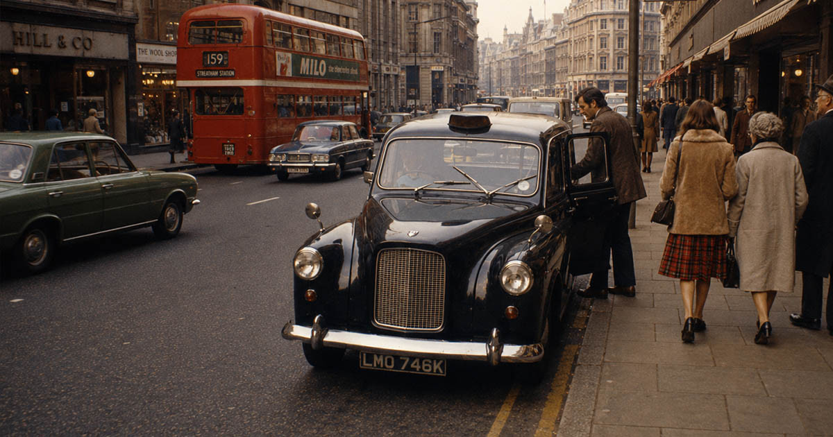 Miért vezetnek a taxisofőrök „régi”, 1958-as évjáratú autókat Londonban? Érdekes jelenség
