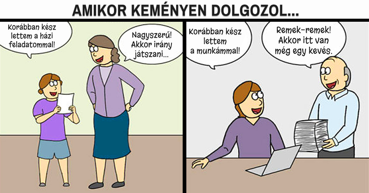 14 humoros képregény, ami megmutatja, hogy mekkora szívás is felnőttnek lenni