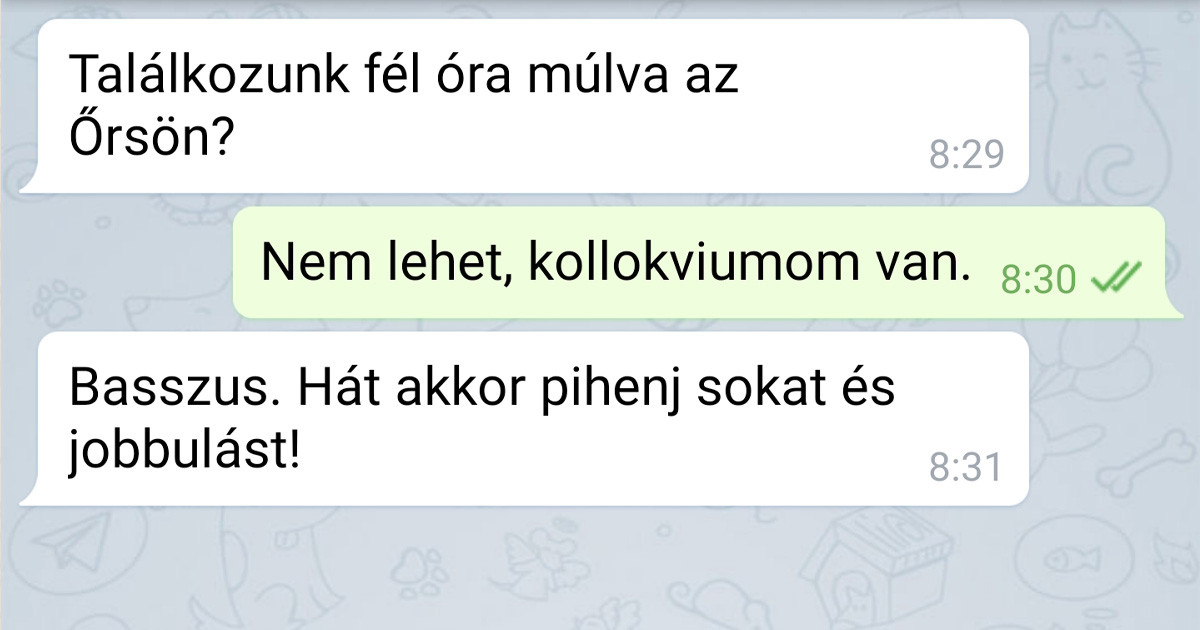 16 fordulatokkal teli üzenet, olyan emberektől, akik nem voltak egy hullámhosszon