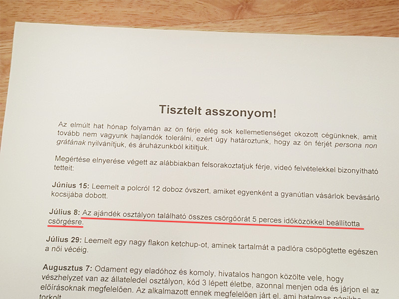 A Teszkóból kitiltott férfi levele, avagy ezen röhög most az egész magyar internet
