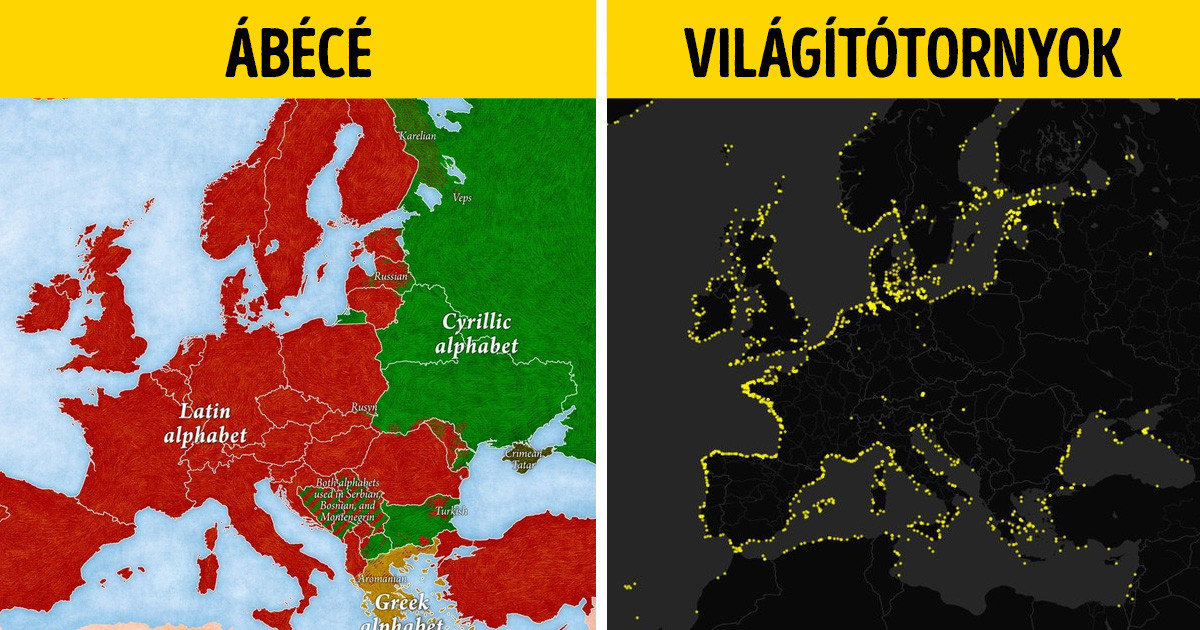 20 lenyűgöző térkép, ami úgy mutatja be a világot, ahogy azt a földrajz tanáraink sosem tudták