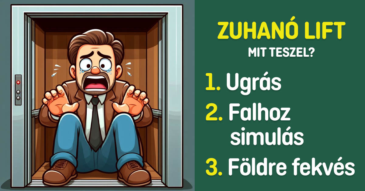 Te tudod, hogy lehet túlélni ezt a 8 életveszélyes helyzetet?