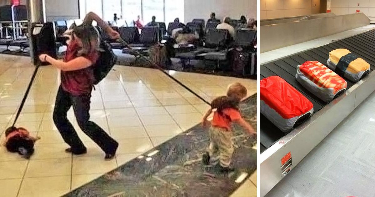 24 vicces és szokatlan repülőtéri jelenet