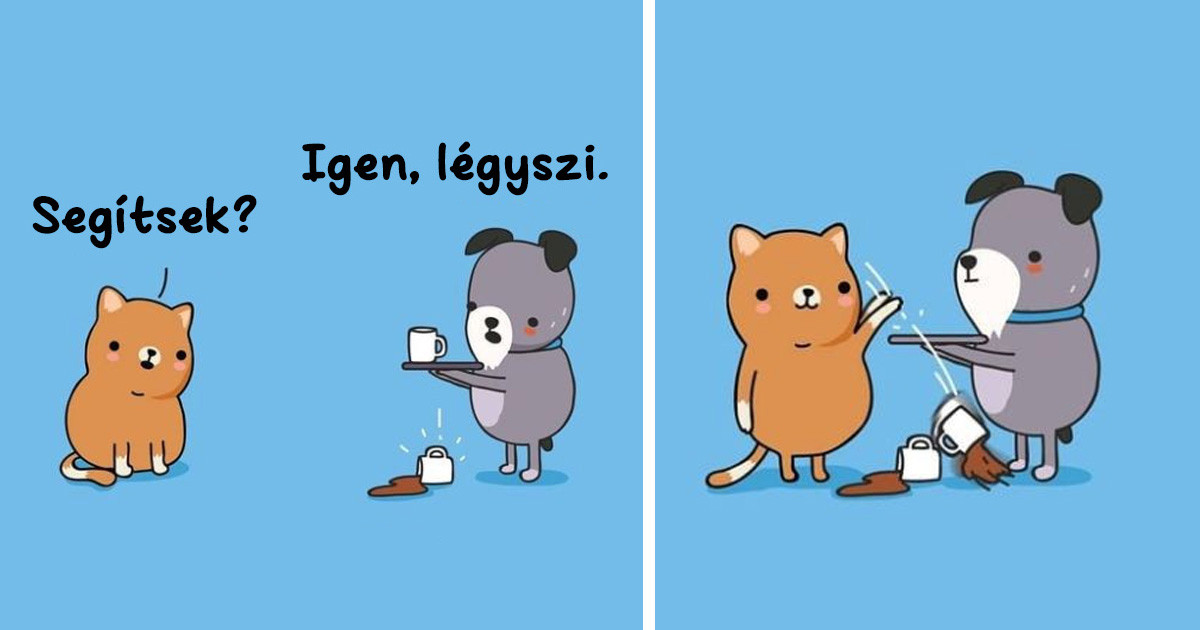 Vicces képregény: 20 inspiráló illusztráció, ami segít nekünk a nehéz napokon