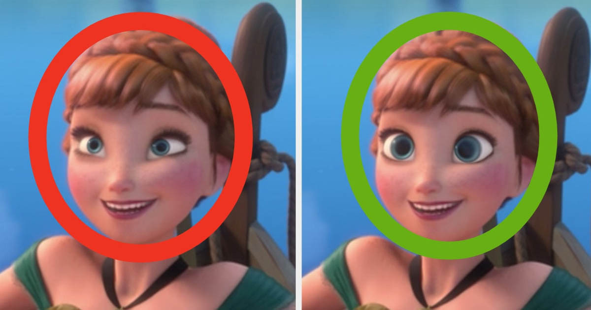 Nem hívhatod magad igazi Disney-rajongónak, ha nem tudod kitalálni, hogy melyik a karakterek valódi arca