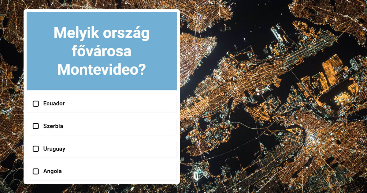 Ha 15/15 pontot szerzel ebben az országok fővárosai kvízben, akkor neked valószínűleg a véredben van a földrajz