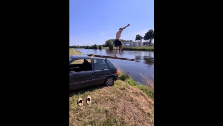 Ha valaha is ugródeszkát akarsz csinálni a kocsidból, jusson eszedbe ez a videó