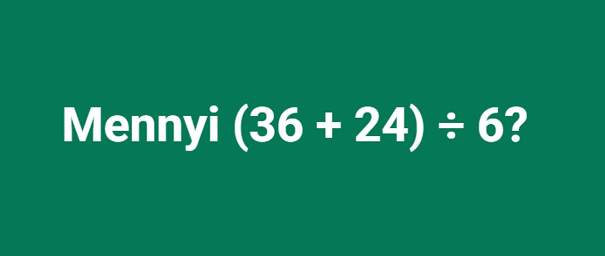 Mennyire vág még az eszed? Ez a 12 kérdéses matekkvíz gyorsan kideríti