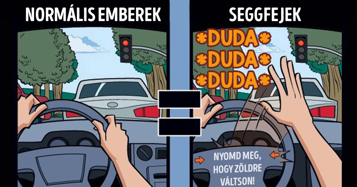 7 illusztráció, ami megmutatja, hogyan látják a világot a seggfejek