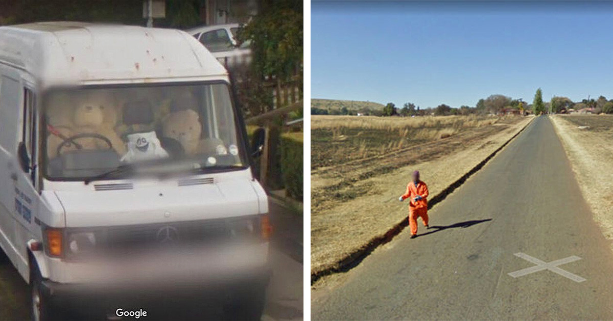 20 érdekes és furcsa dolog, amit a Google Maps kamerái kaptak lencsevégre