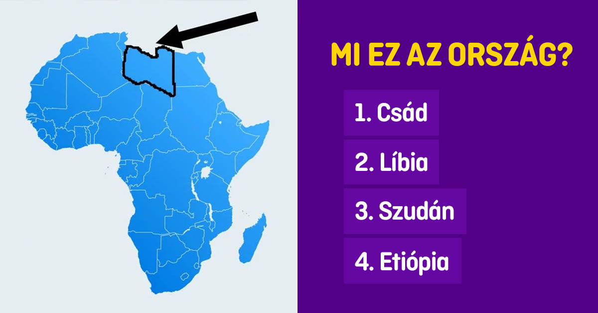 Az emberek 97%-a nem képes háromnál több pontot szerezni ebben az afrikai országokkal kapcsolatos kvízben