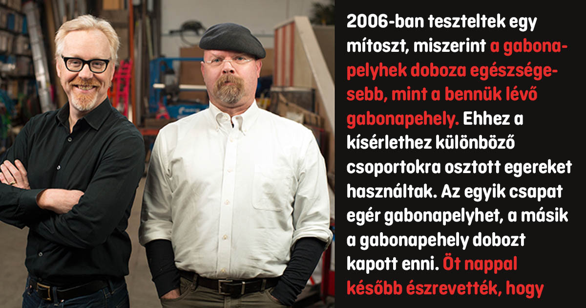 A Mítoszirtók (Állítólag…) című tévéműsor 10 kísérlete, amit nem engedtek leadni a televízióban