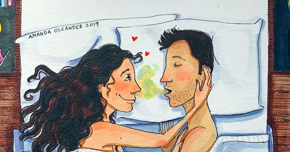 Egy művész humorosan ábrázolja a szerelem rejtett oldalát, amit senki sem lát