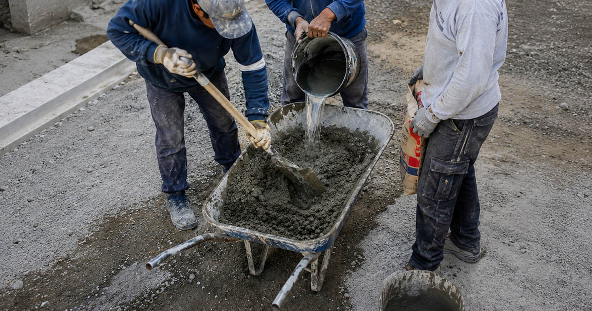 Vizet önteni a cementbe, vagy cementet szórni a vízbe? A hiba, ami miatt a beton veszít a szilárdságából