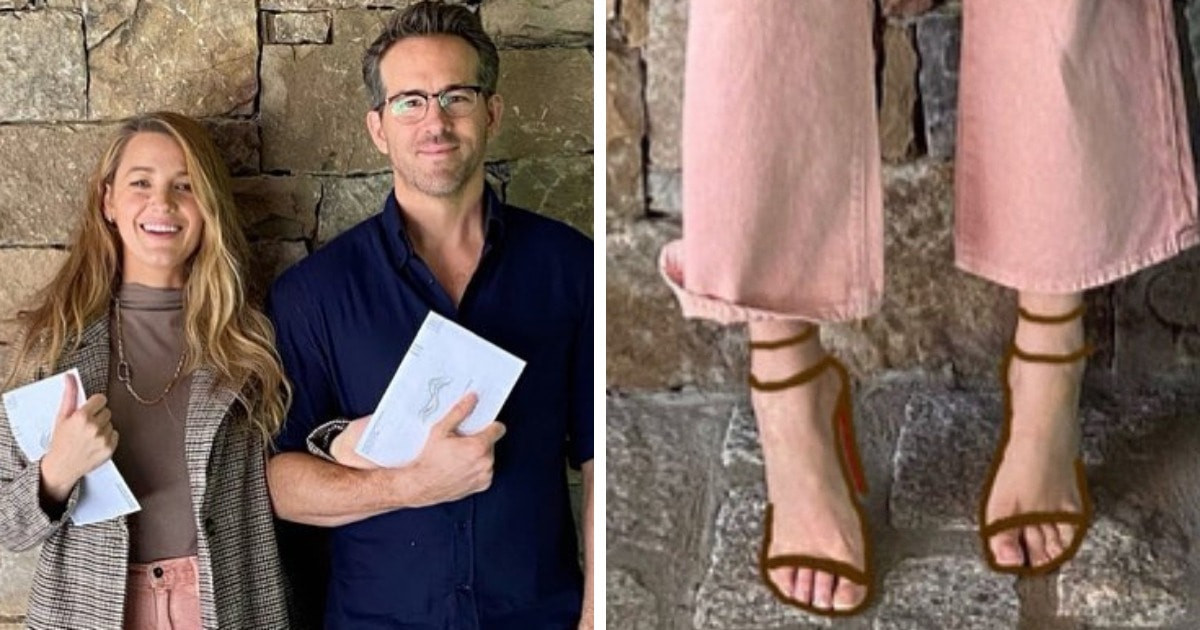 Blake Livey és Ryan Reynolds közös fotót osztott meg, de mindenki Blake lábát figyeli