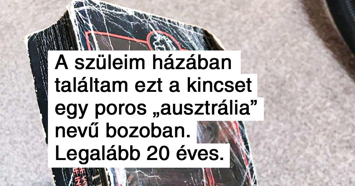 20 fénykép emberekről, akik takarítás közben igazi kincsekre bukkantak