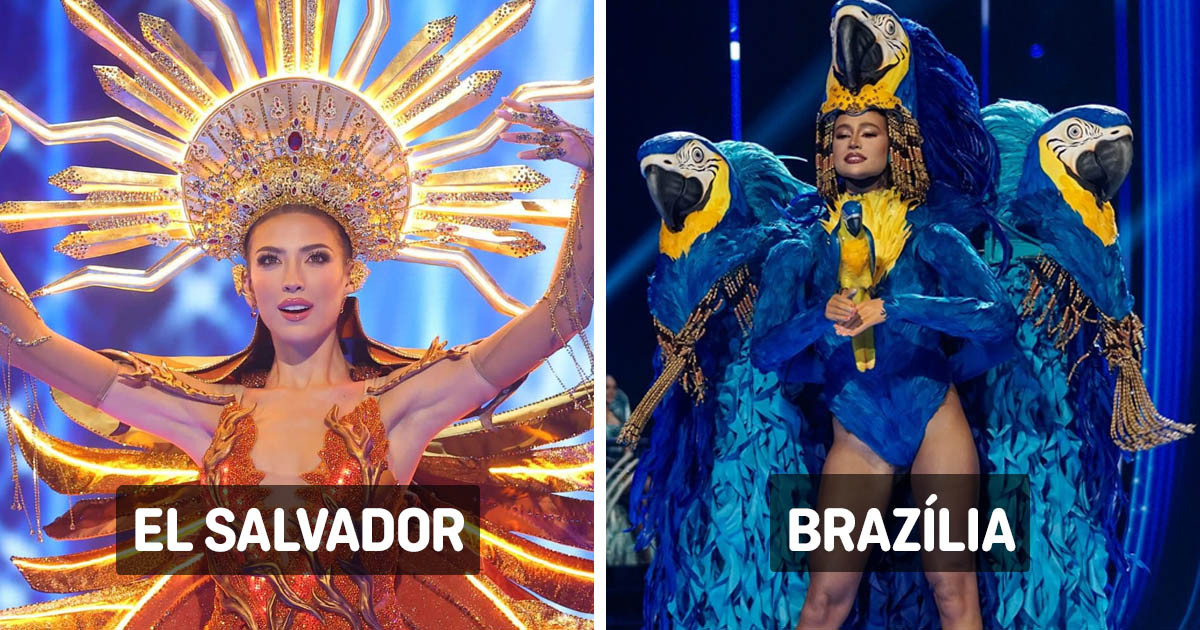 A Miss Universe 2023 szépségverseny résztvevői őrült ruhákban képviselték az országukat a népviselet bemutatón