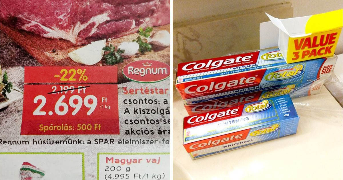 21 ravasz csapda, amit a szupermarketekben állítottak nekünk