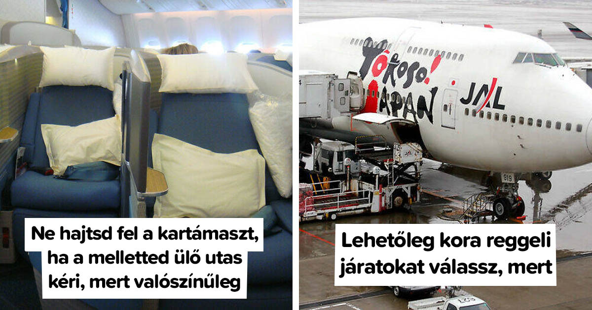 Az internetezők 14 tippet osztottak meg azokkal, akik a közeljövőben repülővel készülnek utazni