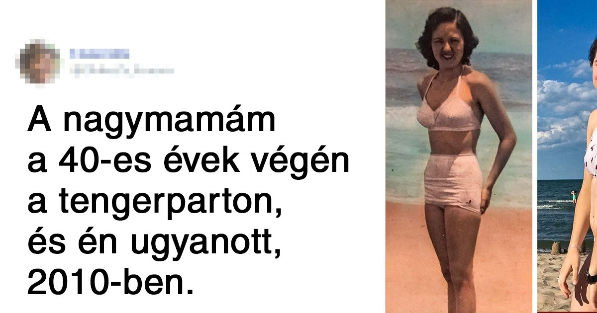 Az internetezők menő retro fotókat osztottak meg a rokonaikról, és összehasonlították őket napjainkkal