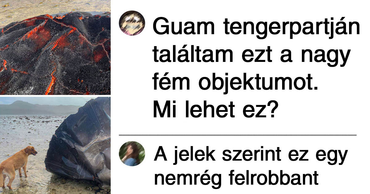 18 ember, aki valami nagyon furcsa dolgot talált, és úgy döntött, hogy fotót készít róla