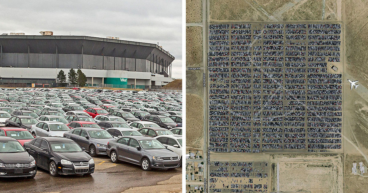 Így néz ki a Volkswagen észak-amerikai sivatagban található autótemetője
