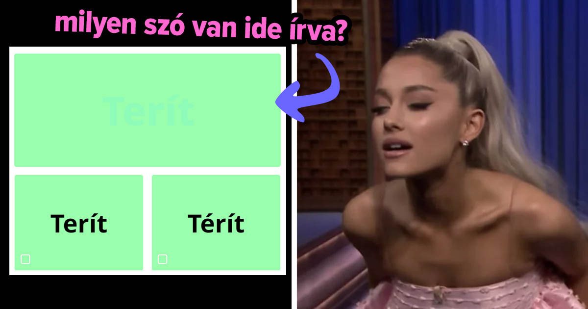 Csak a ZÖLD színt tökéletesen látó emberek képesek elolvasni ezeket a szavakat