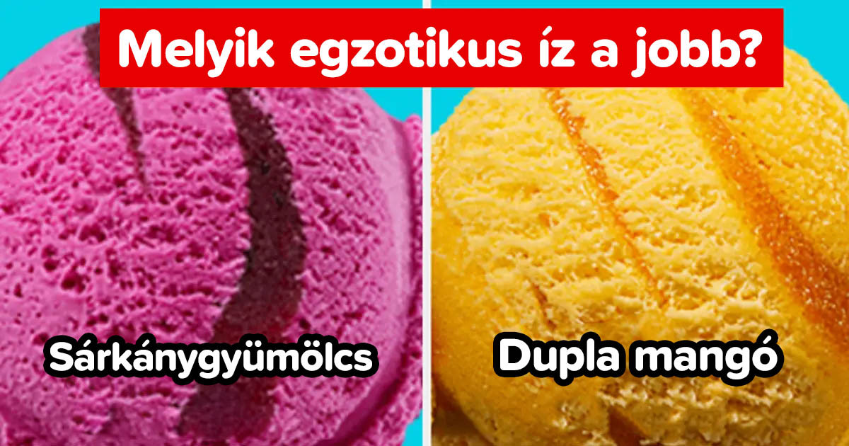 A fagyik háborúja: segíts eldönteni, hogy mik a legfinomabb fagyik