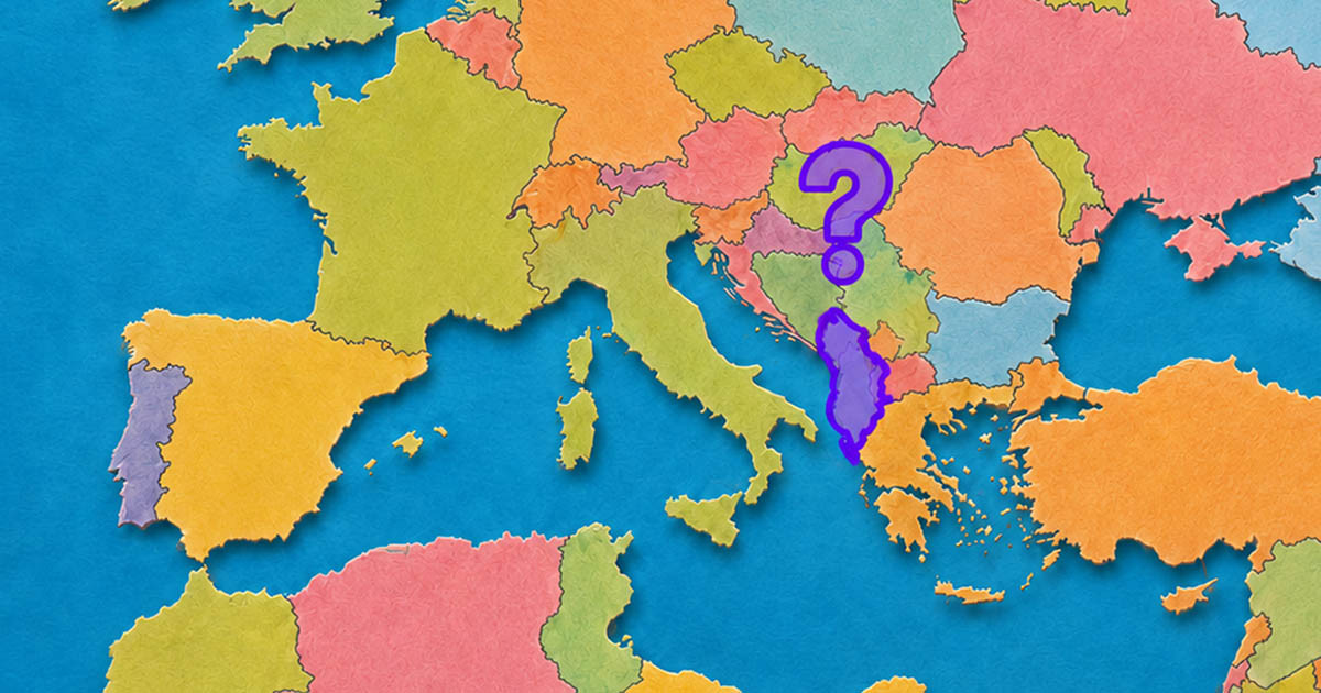Ebben az európai ország kvízben 46 országot kell felismerni, de az emberek többsége 20-nál többet nem képes