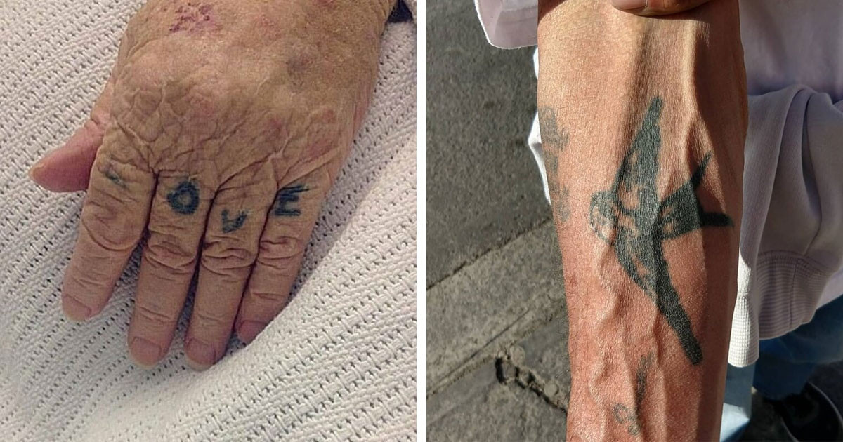 Hogyan néznek majd ki a tetoválásaink idős korunkban: 20 fotó