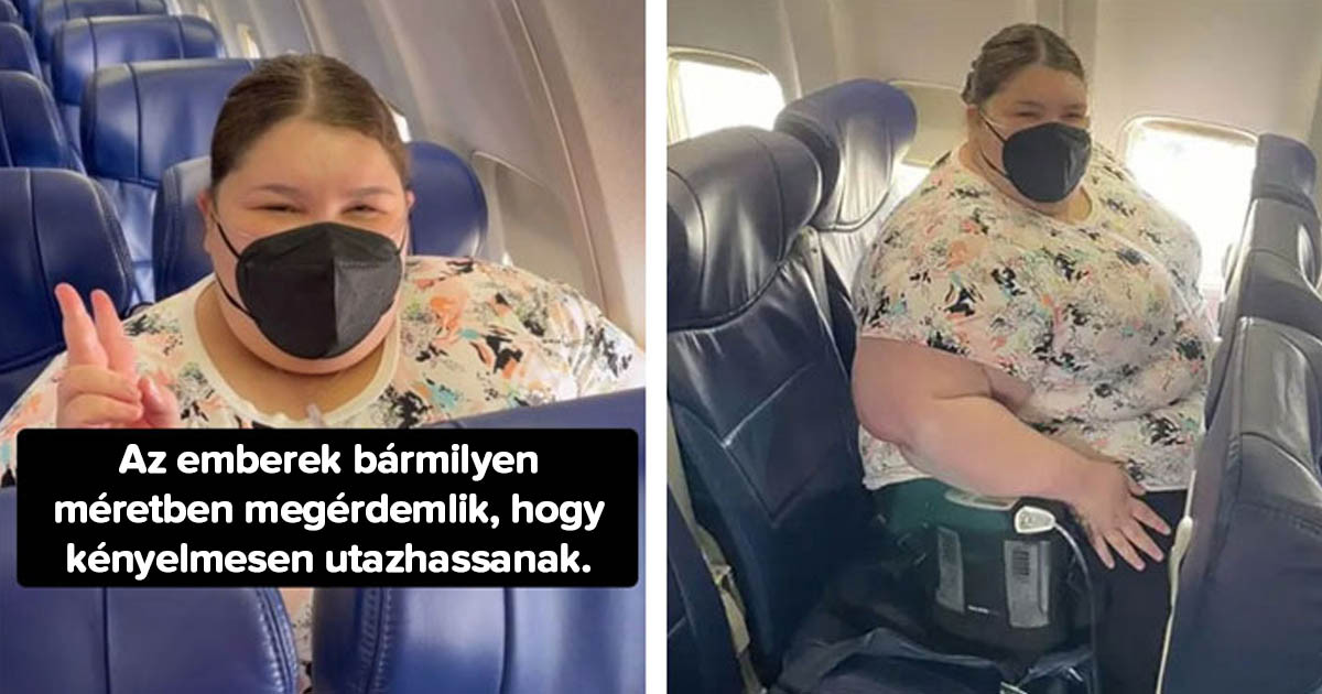 Egy molett lány megmutatta, hogy milyen problémákkal jár a túlsúlyos utazás