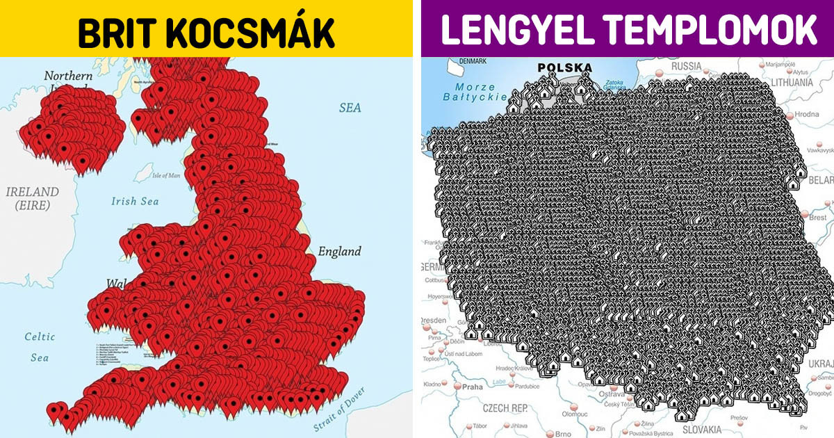Ez a 17 térkép olyan meglepő oldalról mutatja be a világot, ahogyan még sosem láthattuk korábban