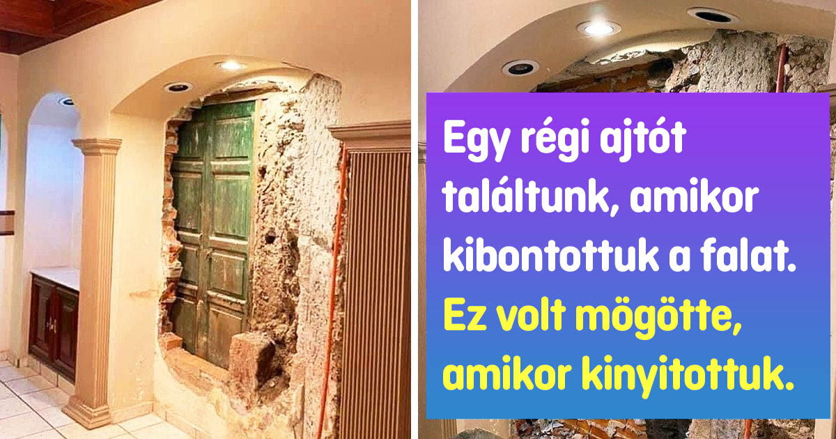 18 ember, aki az otthonában talált dolgok után csak arra gondolt: "Miért nem szerepelt ez a tervrajzon?"