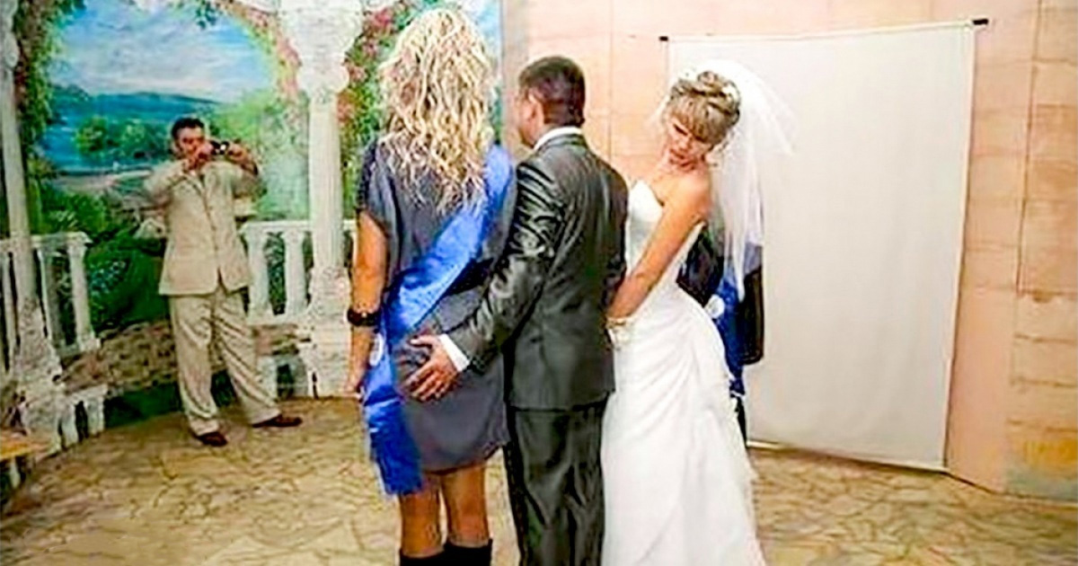 Furcsa esküvői fotók