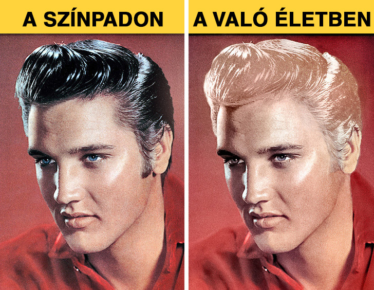 Elvis színpad vs való élet
