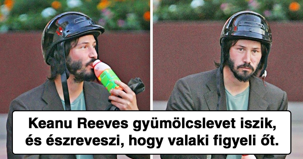 Keanu Reevesről készült lesifotók