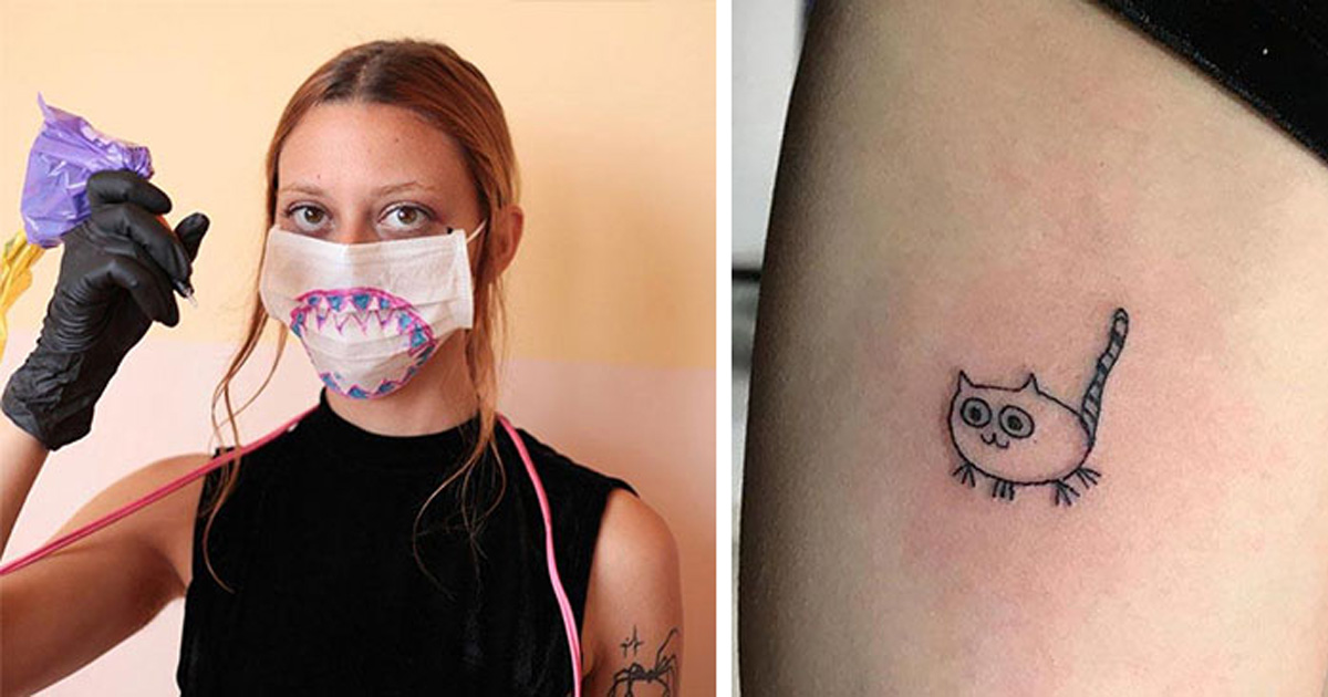 Brazil tetoválólány