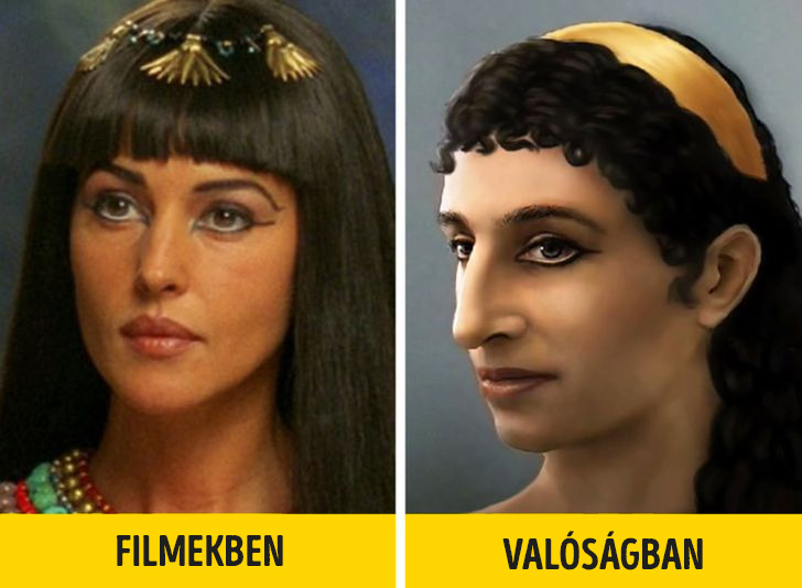 Kleopátra film vs valóság